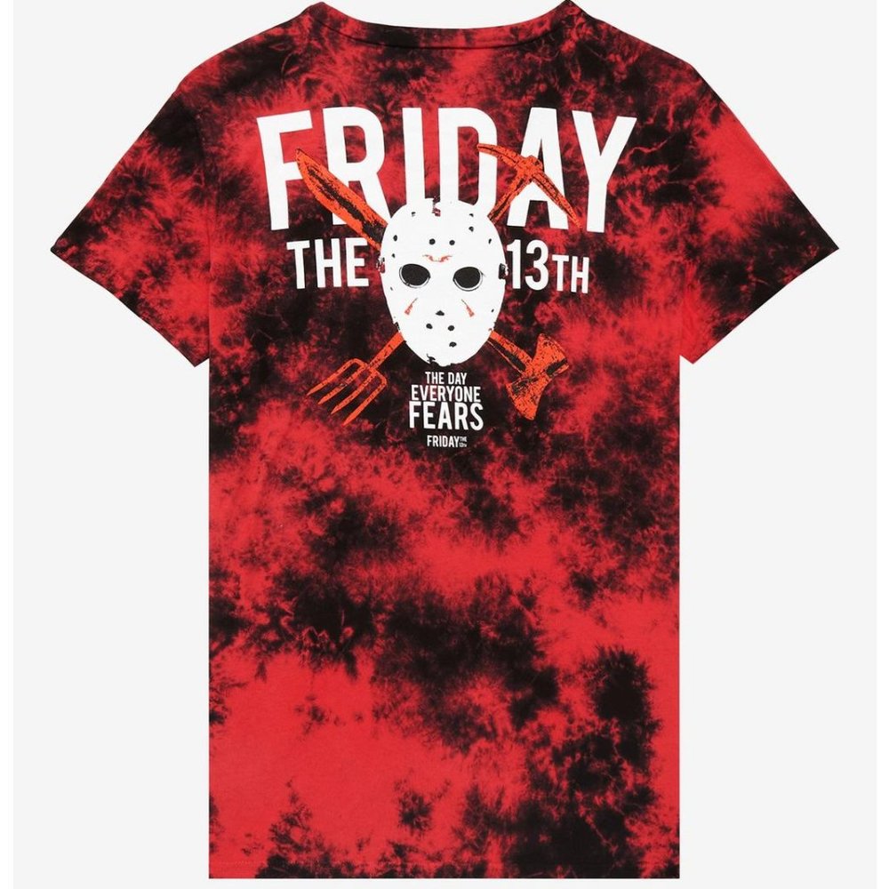 ❤️NWT HOT TOPIC FRIDAY THE 13TH TEE JASON VOORHEES HALLOWEEN PLUS 3X - Picture 2 of 8